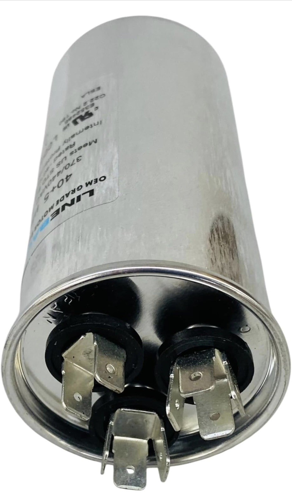 Air Conditioning HVAC Round Dual Motor Run Capacitor 40 + 5 MFD 440 Volt