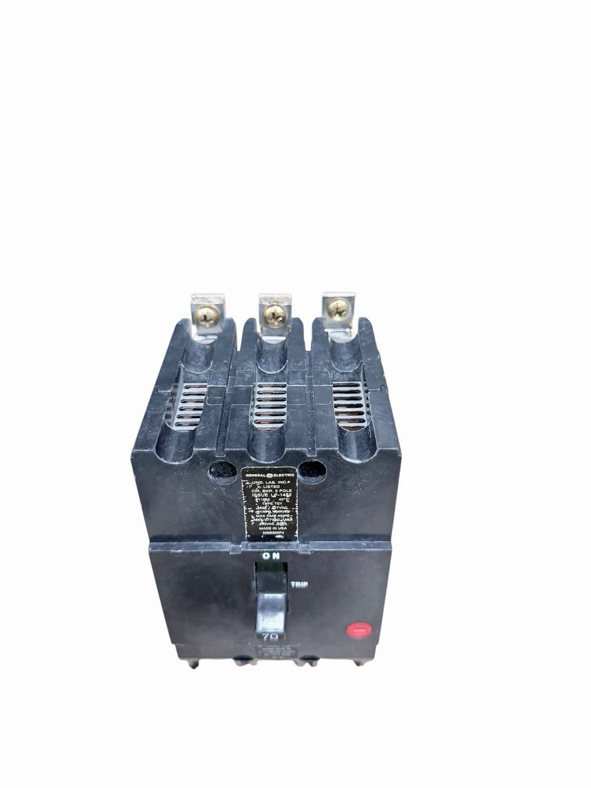 GE TEY370 U 70A 480V 3P USED