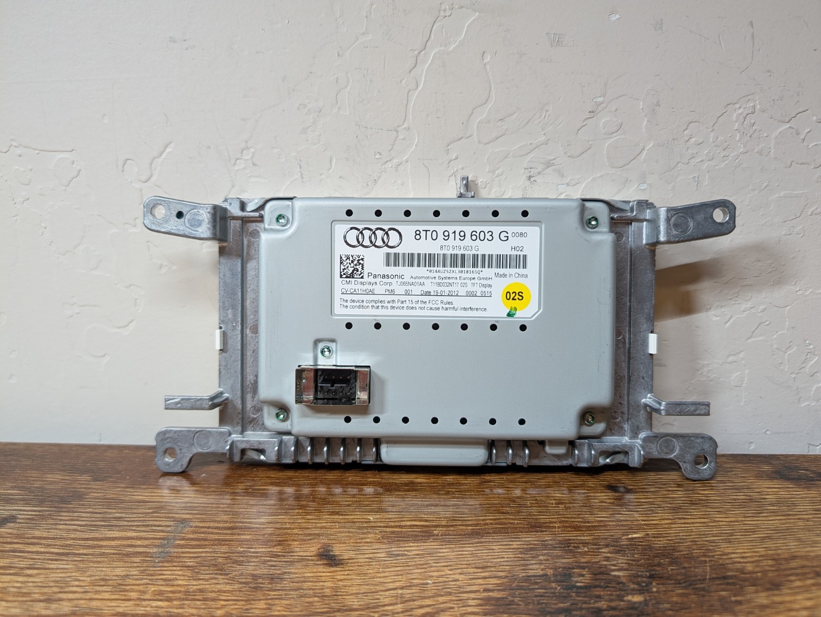 OEM AUDI Radio Info Display for A4, A5, Q5 8T0919603G TESTED!