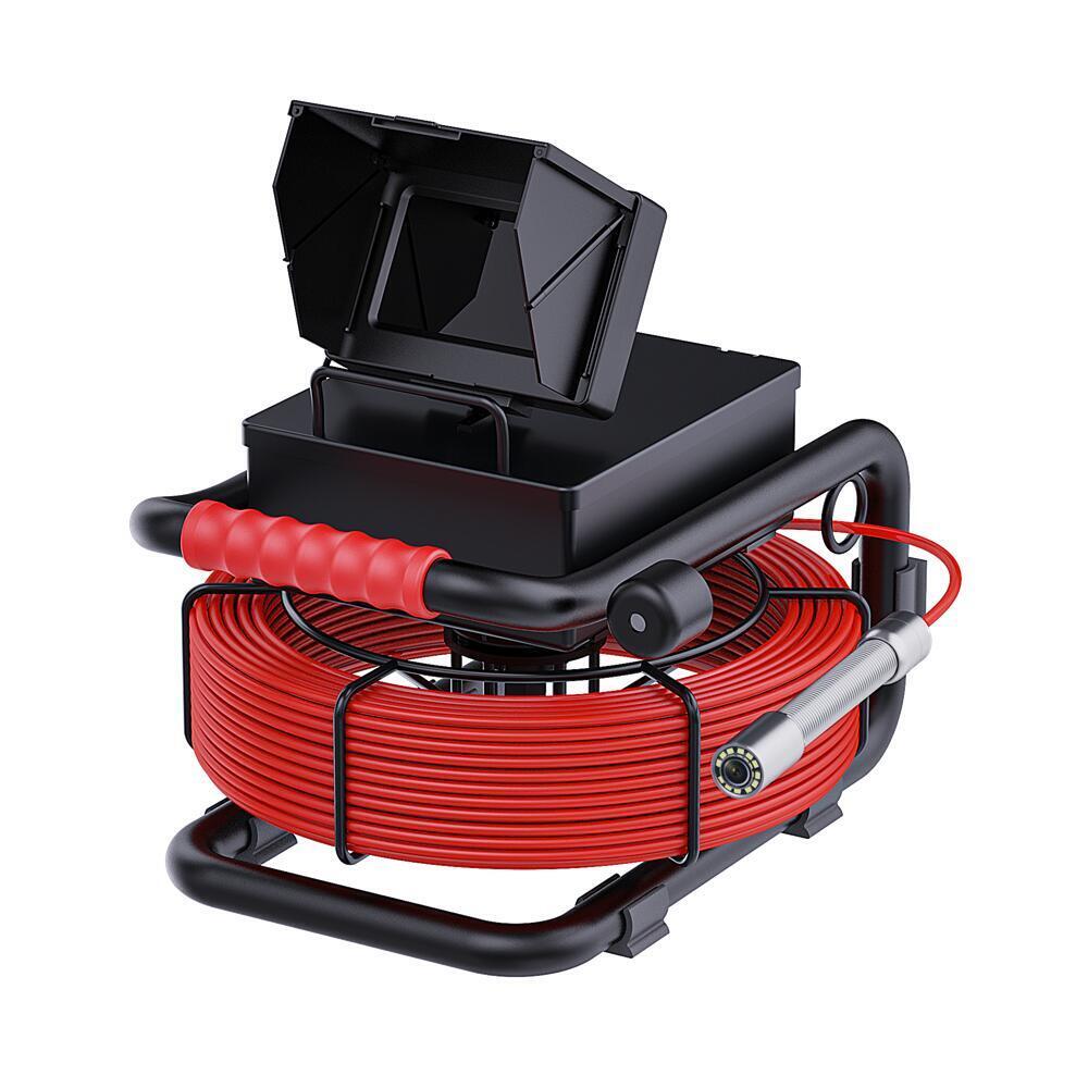 ESANHAO Sewer Camera 98ft/30m Pipe Inspection Camera HD Drain 4.3in LCD Monitor