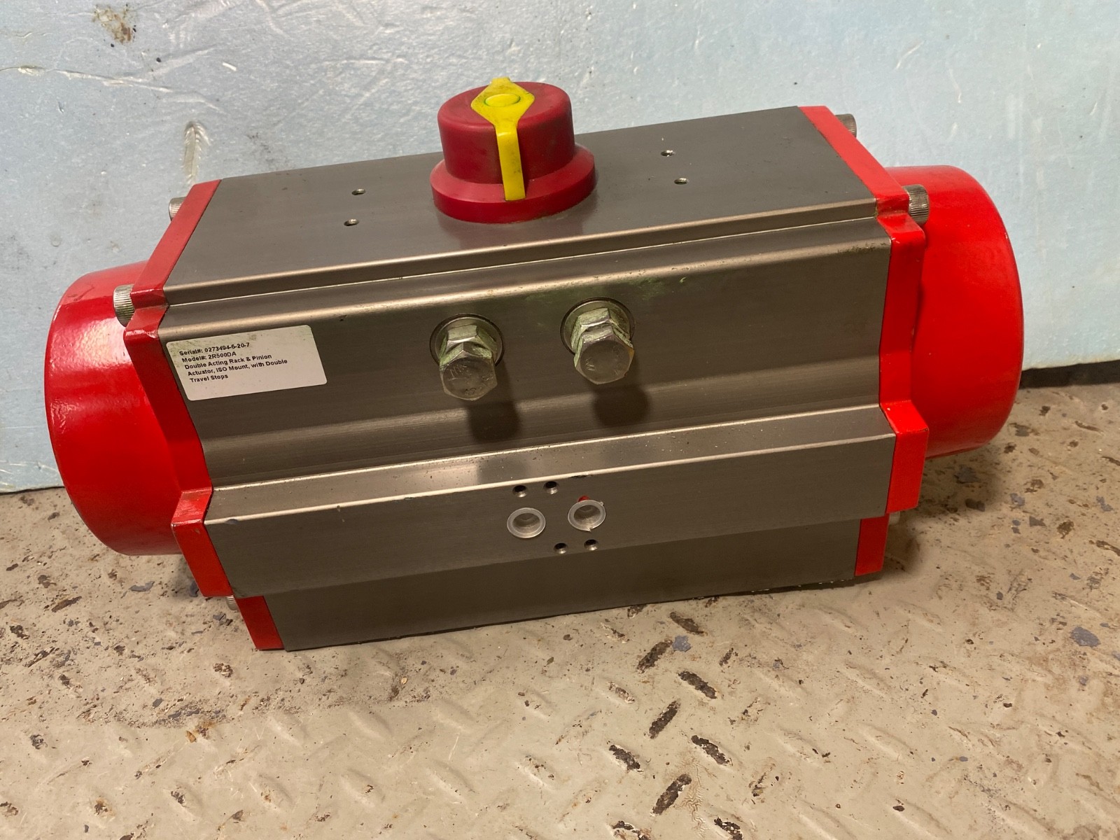 Triac controls 2R500DA Double Acting Rack + Pinion Actuator, 0273494-6-20-7