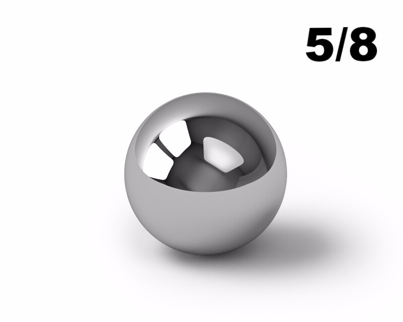 100 5/8″ Inch G500 Utility Grade Carbon Steel Bearing Balls