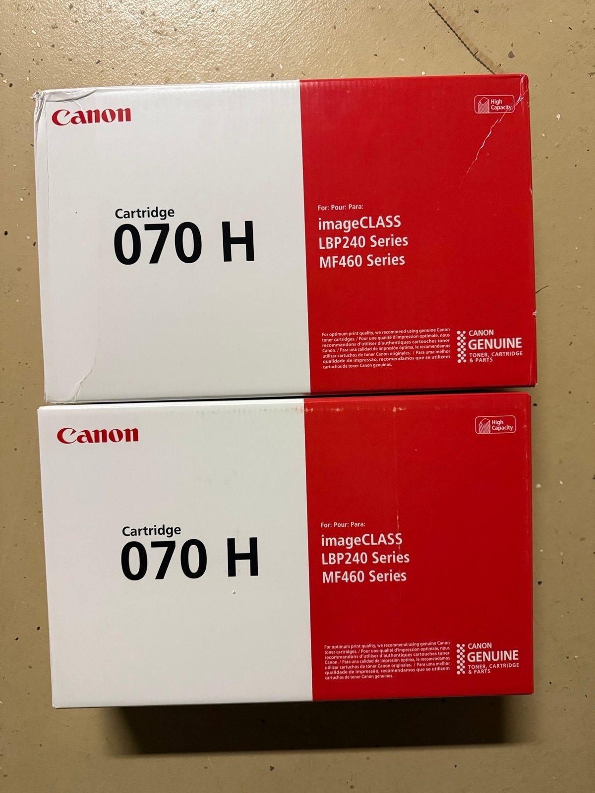 Genuine Canon 070H Black Toner Cartridge OEM High Yield for imageCLASS