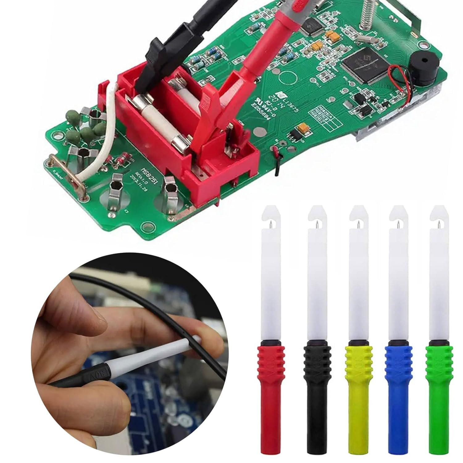 Linkhood 31PCS Automotive Back Probe Kit with Alligator Clip Test Leads