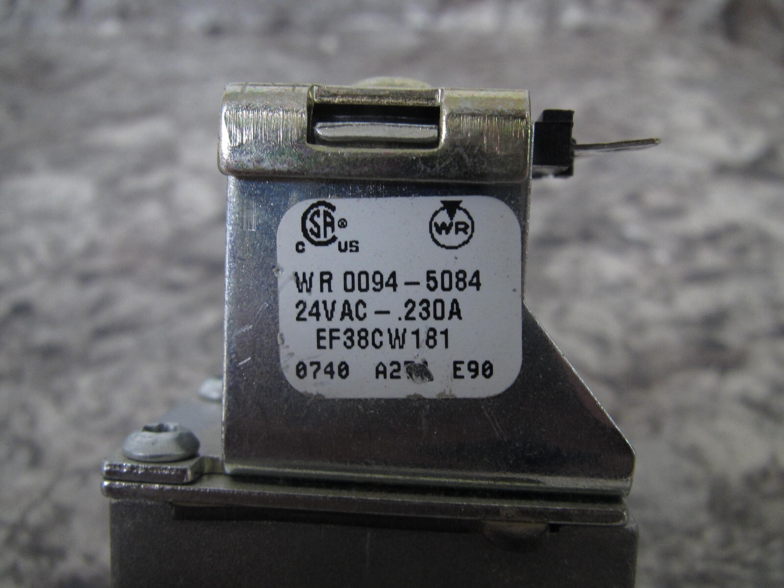 White-Rodgers EF380W181 Furnace Gas Valve Solenoid WR 0094-5084 FREE SHIPPING