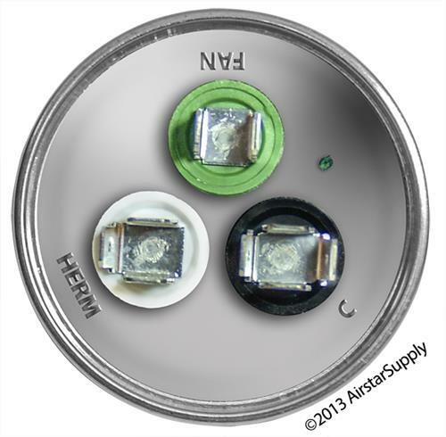 AmRad USA2222 , 20 + 5 MFD x 370 / 440 VAC Motor Run Capacitor