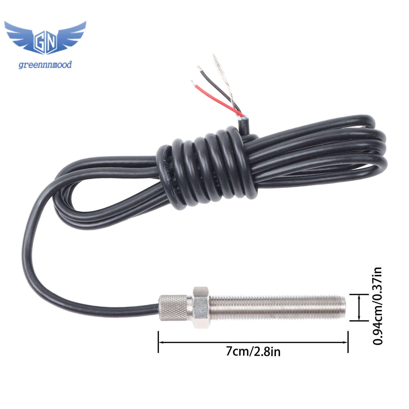 Speed Pickup Sensor Engine 3/8-24 UNF-2A  For MSP6729 Stainless Steel 50-5000Hz