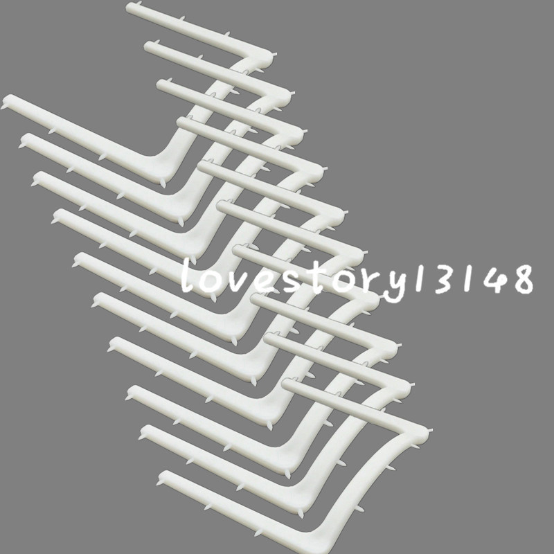 10 Pcs Dental Plastic Rubber Dam Frame Holder U Shape Instrument Autoclavable