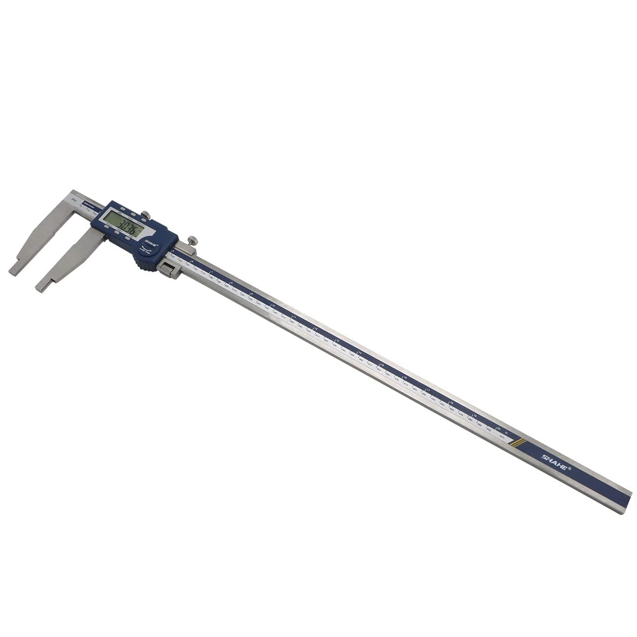 Stainless Steel 24»/600mm Electronic Digital Caliper Long Jaw Resolution .0005