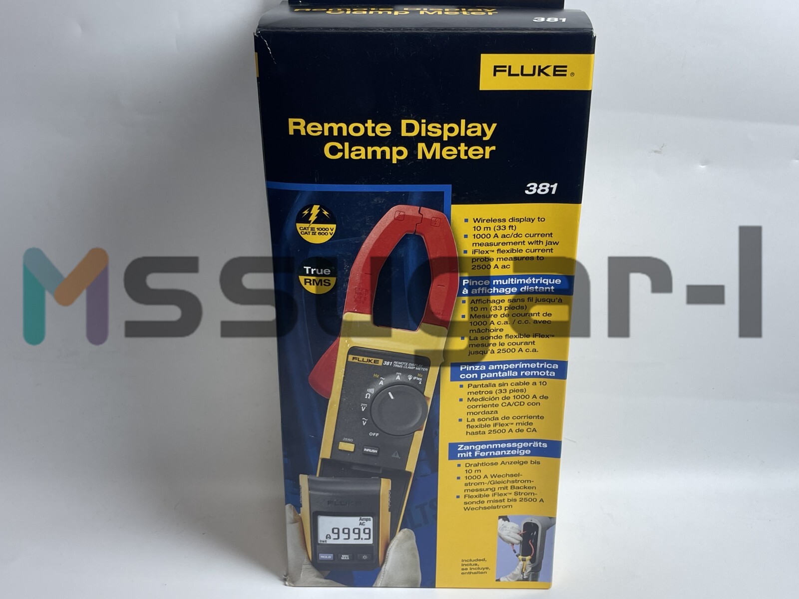 Fluke 381 Remote Display True RMS AC/DC Clamp Meter with iFlex NEW