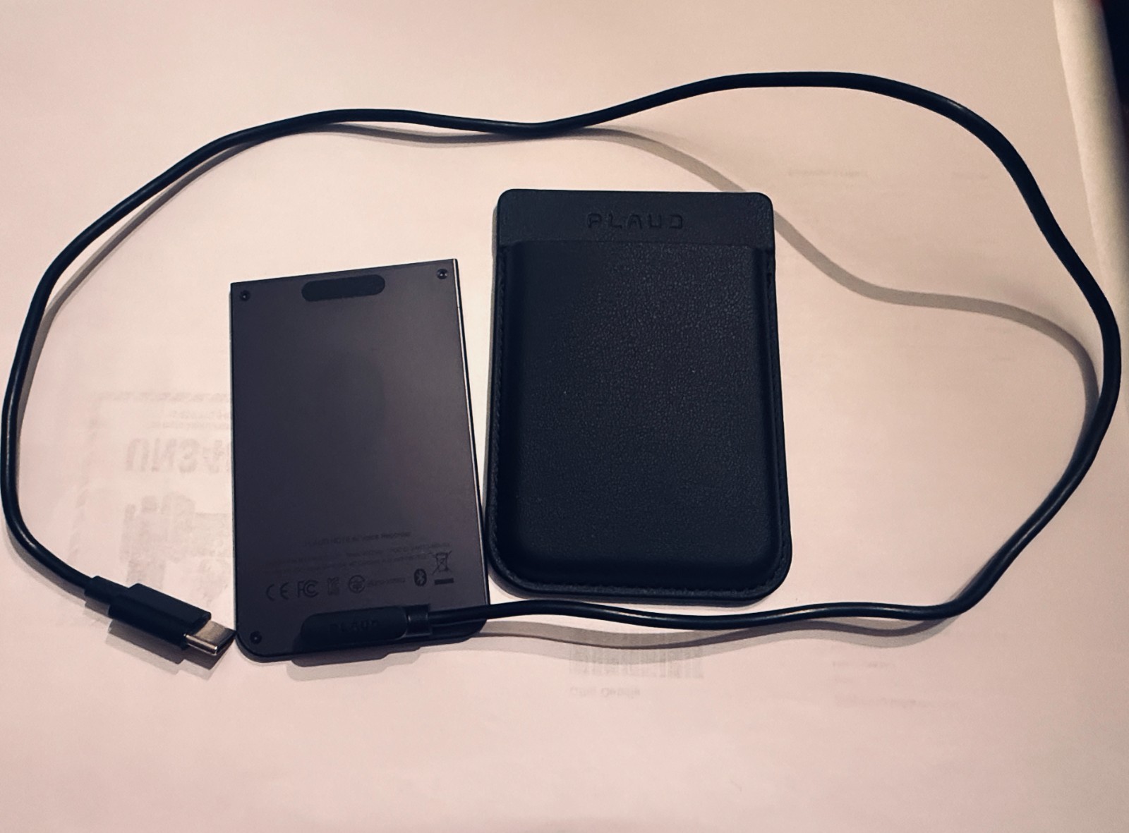 PLAUD NOTE AI Voice Recorder NB-100 Grey, Dual Engine