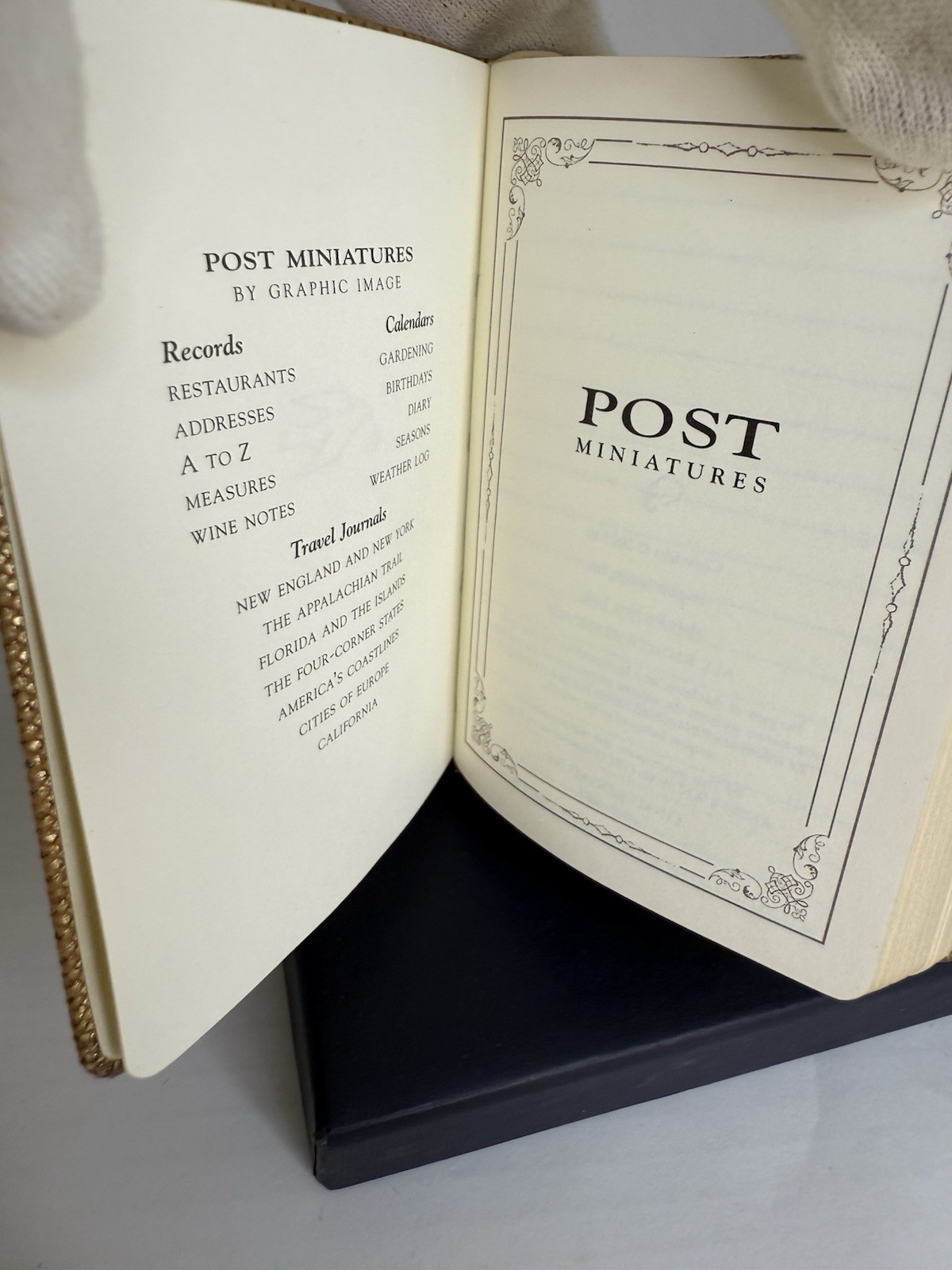 Ralph Lauren Boxed Branded Mini Notebook By Post Miniatures