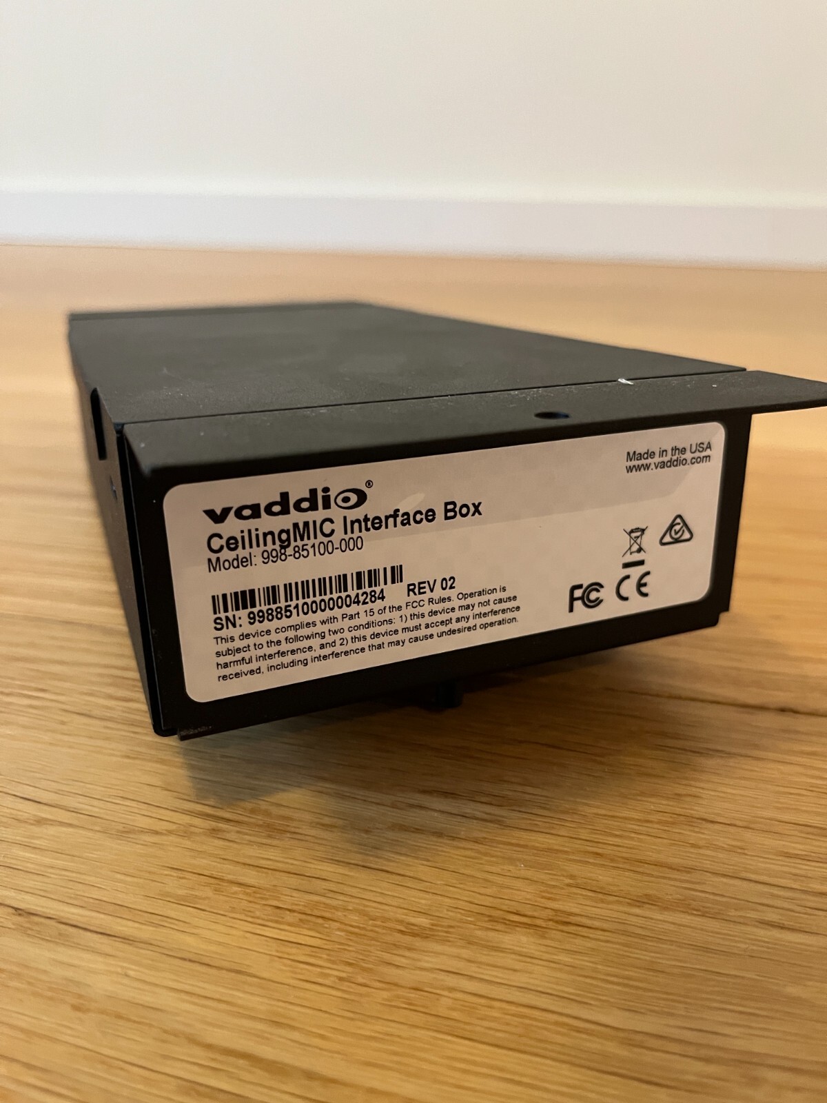 VADDIO Mic Model 998-85100-000