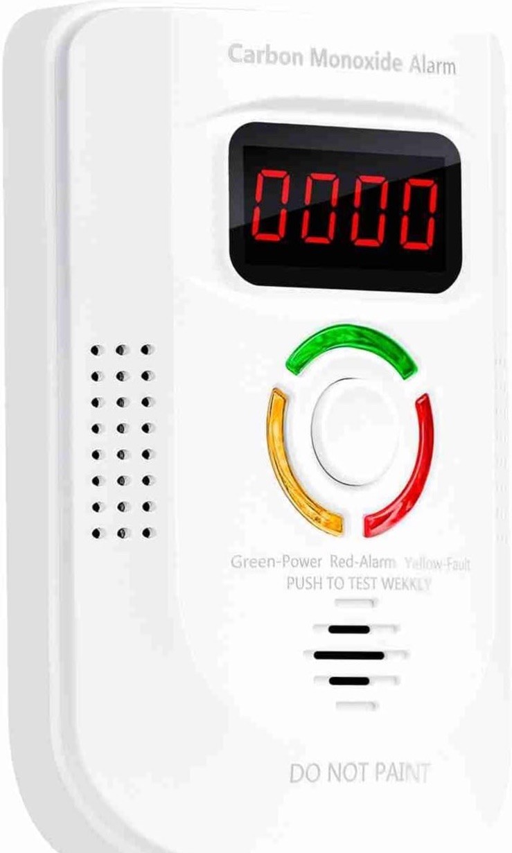 Combination Natural Gas and Carbon Monoxide Detector Plug in 2-in-1.