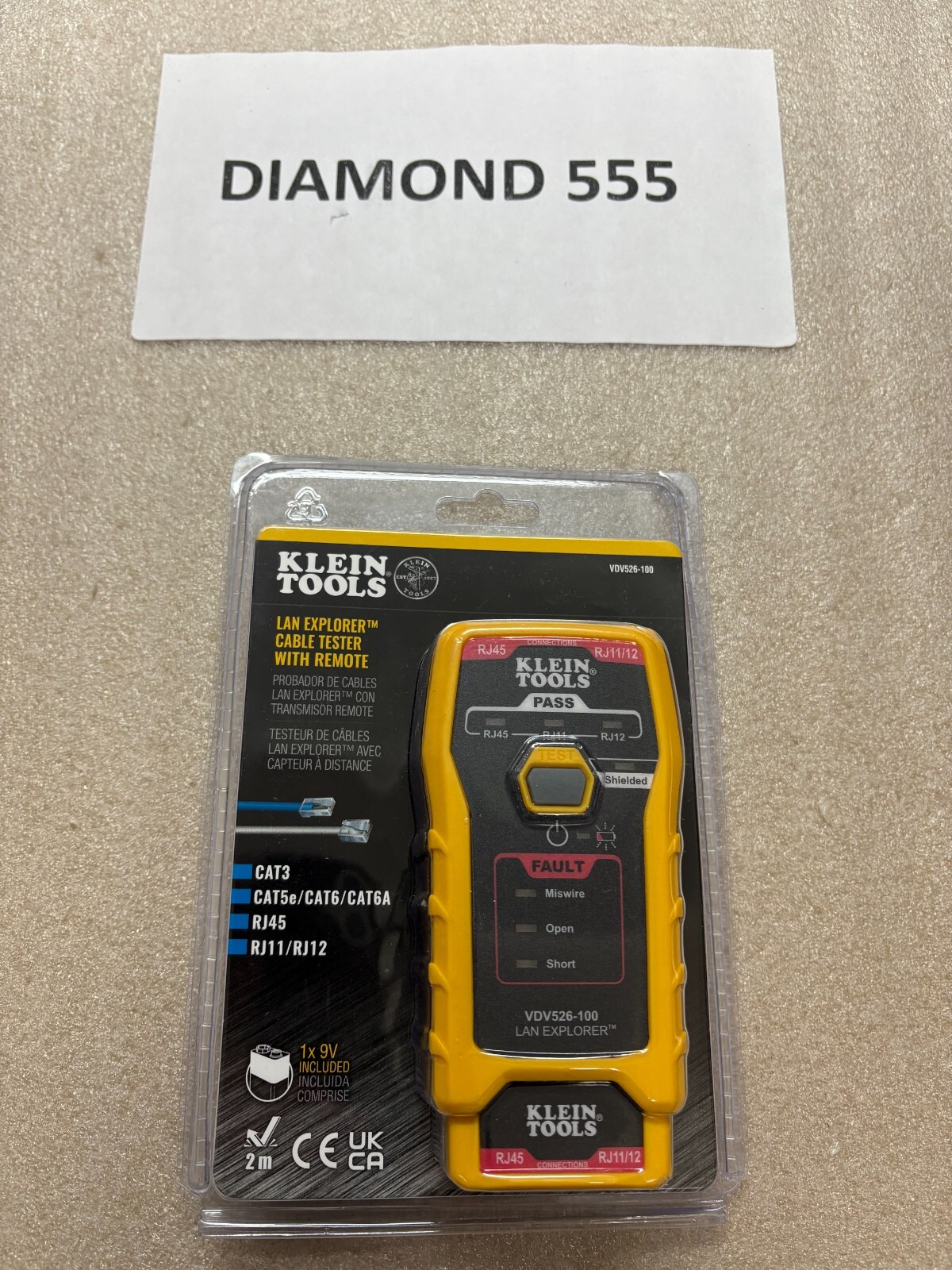 Klein Tools VDV526-100 LAN Explorer Data Cable Tester With Remote | 2246