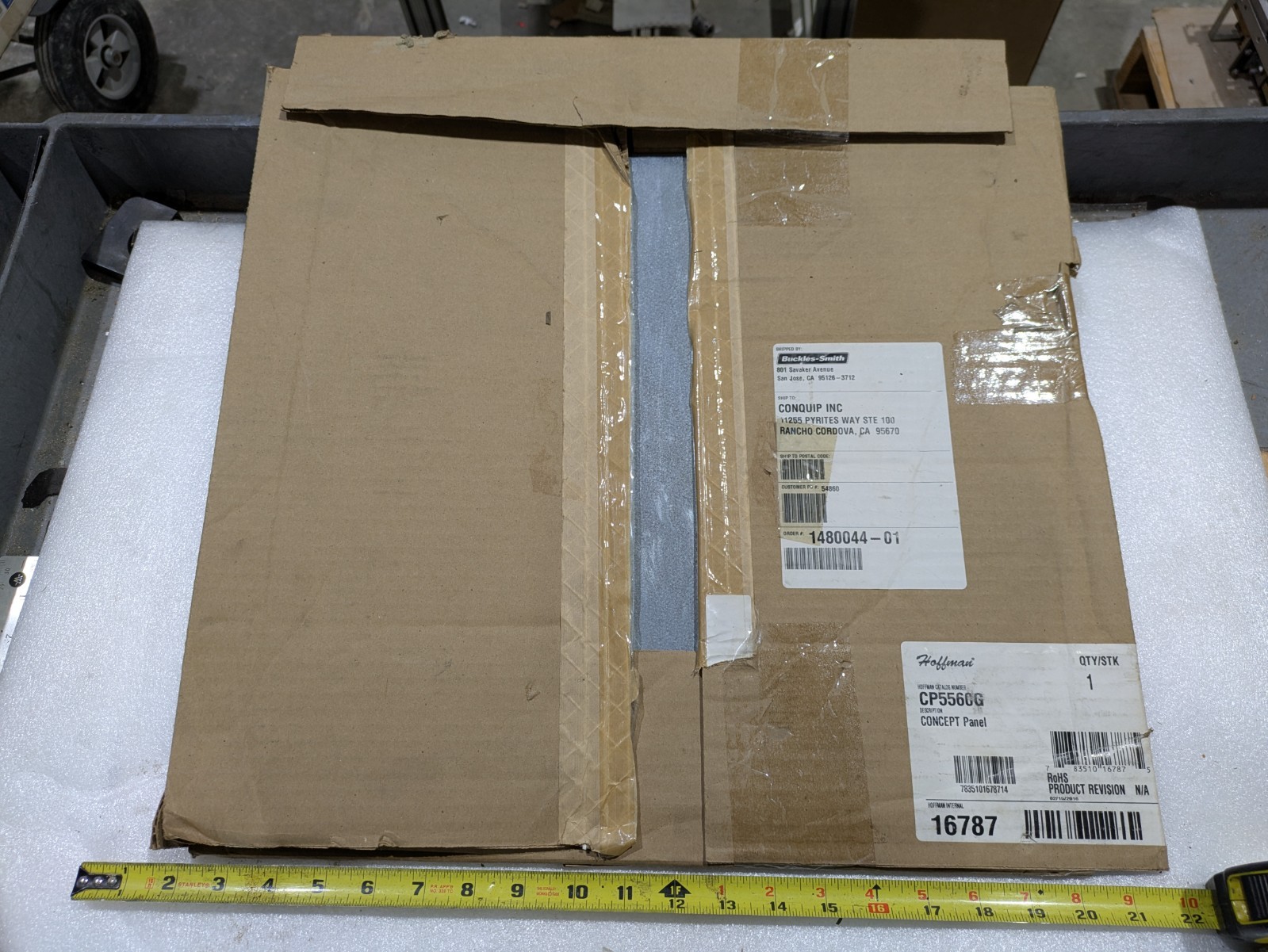 HOFFMAN CP5560G CONCEPT PANEL fits 55.00×60.00, Steel