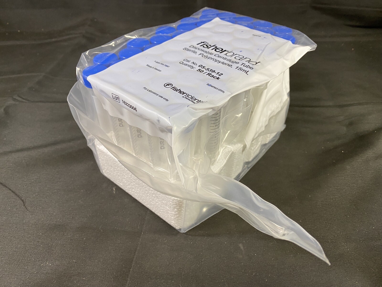 FISHERBRAND Polypropylene 5mL Graduated Centrifuge Macrotubes 05-539-12 (50/cs)