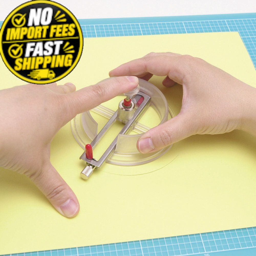 NT Cutter Circle Cutter, 3/4″ to 6-3/4″ Diameter (iC-1500P) Talla unica, Clear