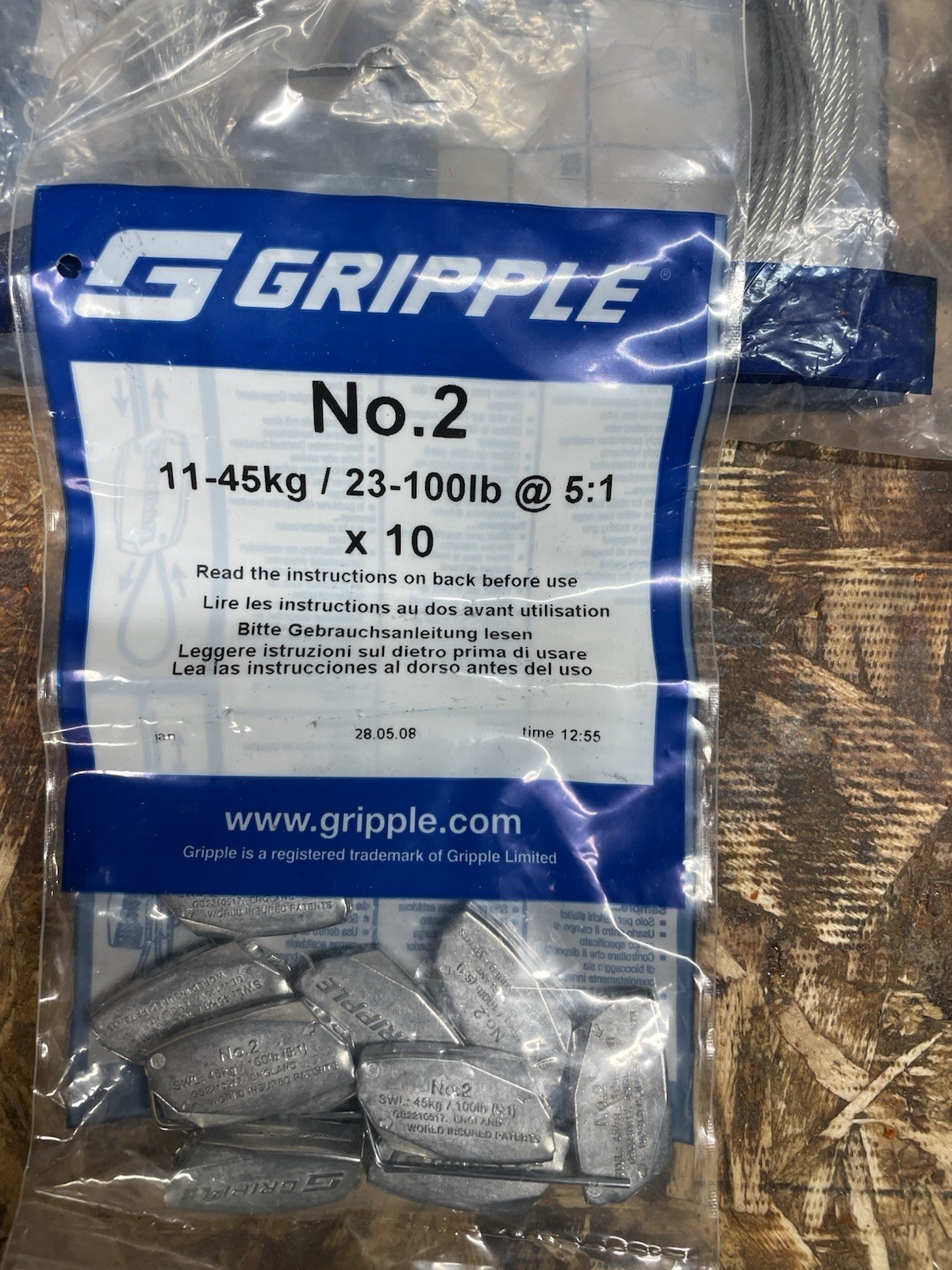 Gripple No. 2 ( 5 Foot ) 23-100 Pound – Hangers and Fasteners – 25 Pieces