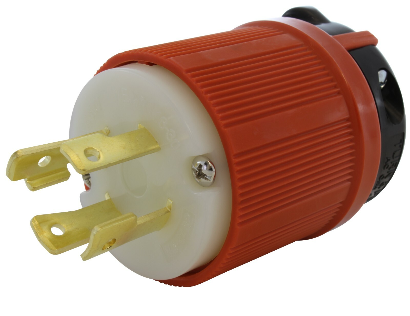 30A 480V NEMA L16-30P 4-Prong Locking Male Plug Assembly by AC WORKS®