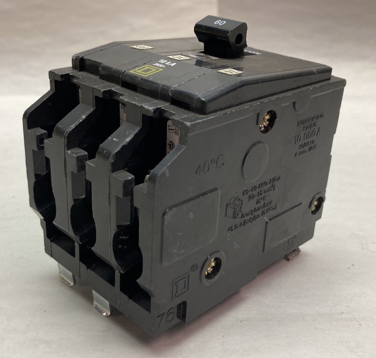 Square D,QO260,Circuit Breaker 60A 240V 2P