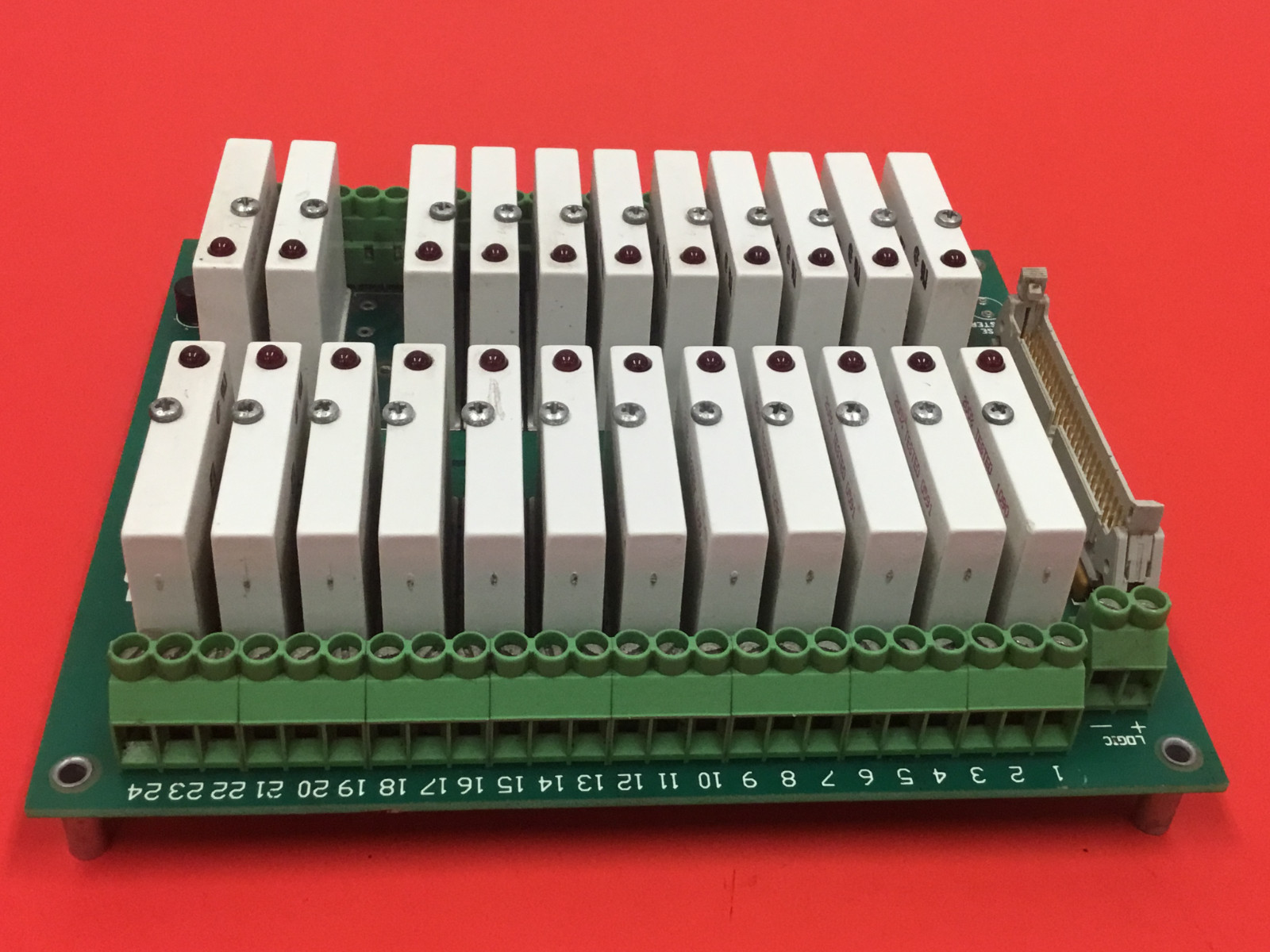 OPTO 22 – P/N: GAPB24 – Circuit Board – w/ (23) G4 IDC5 – Input Modules