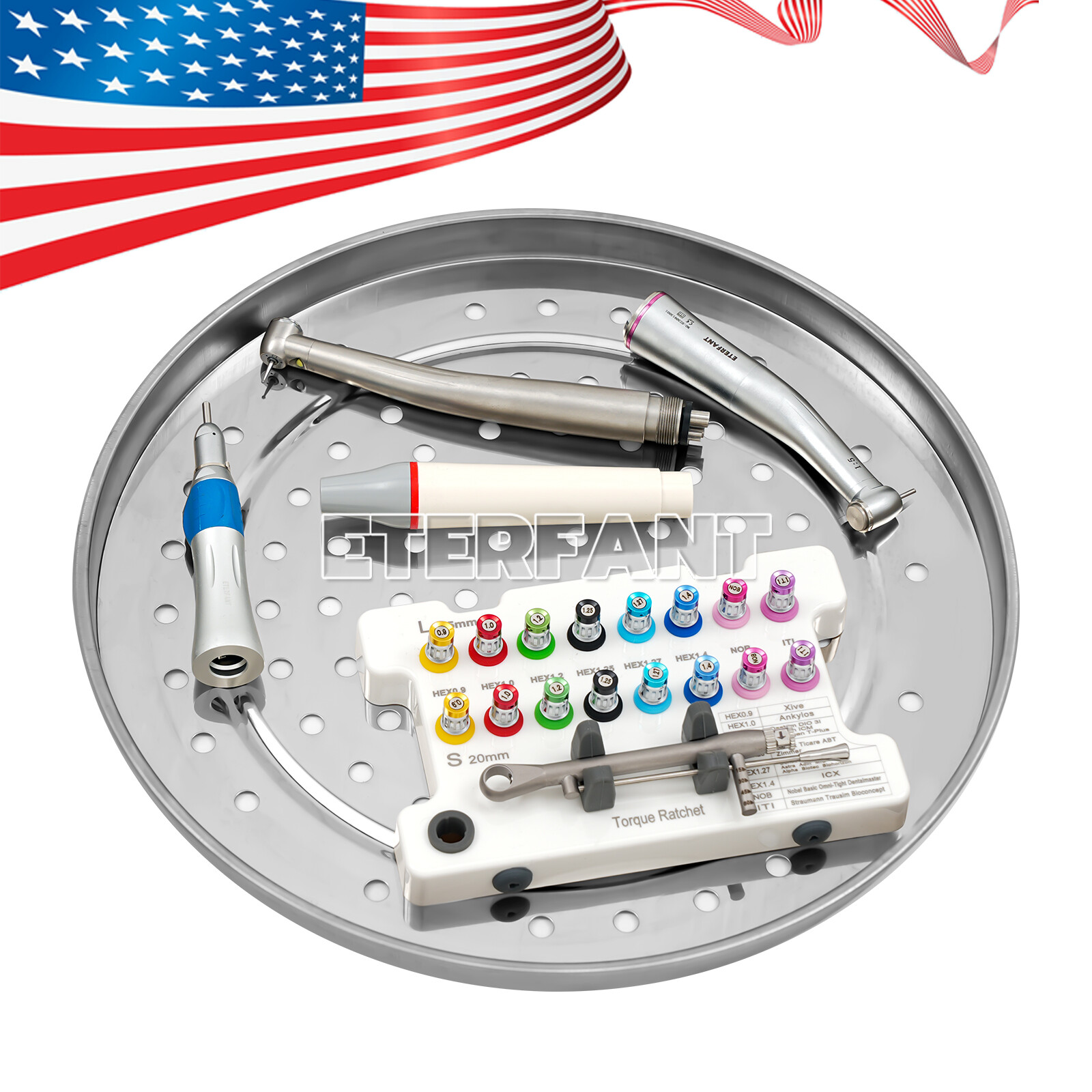 ETERFANT 24L Dental Pressure Steam Sterilizer Medical Autoclave Sterilizer