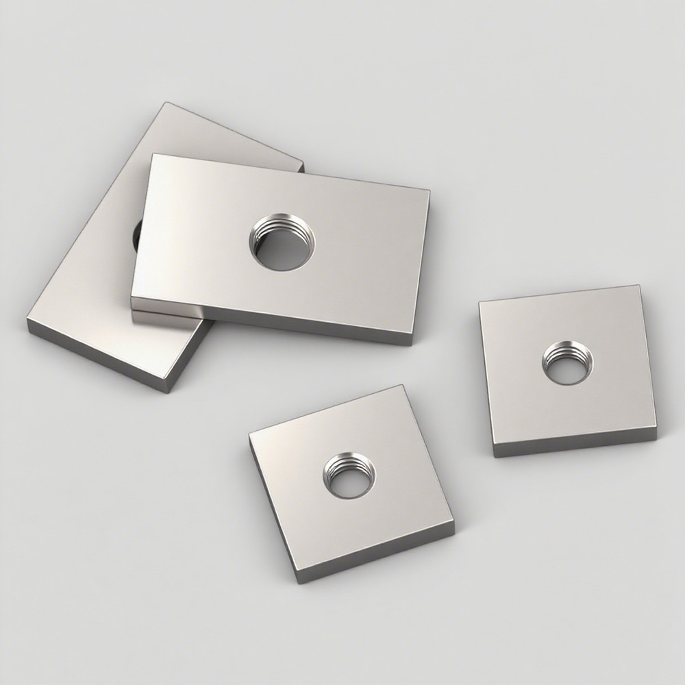 M3 M4 M5 M6 M8 M10 M12 A2 Stainless Steel Square/Rectangle Nuts Thin Type DIN562