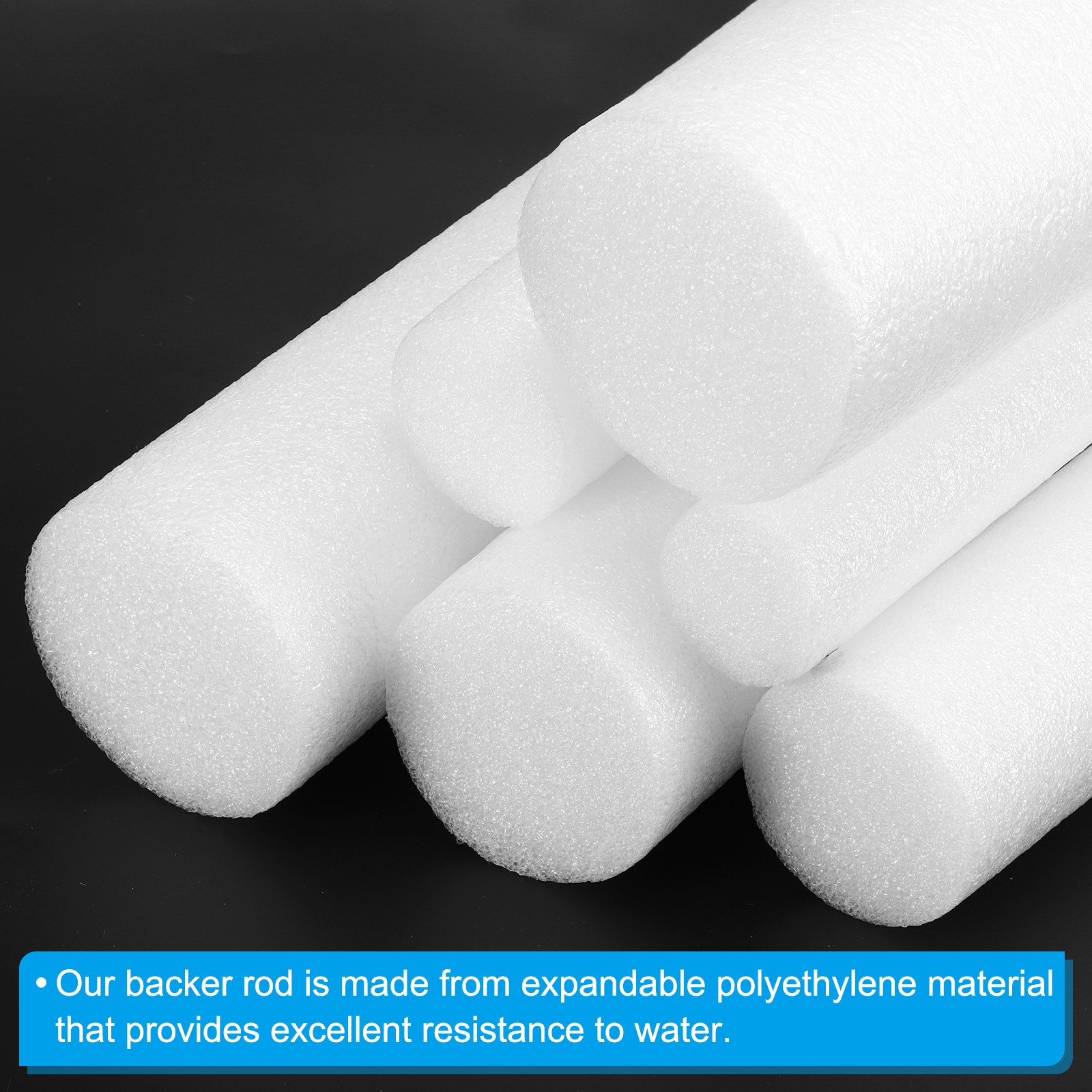 2″ x 6.6 Feet Backer Rod Foam Rope Caulk Crack Joint Filler