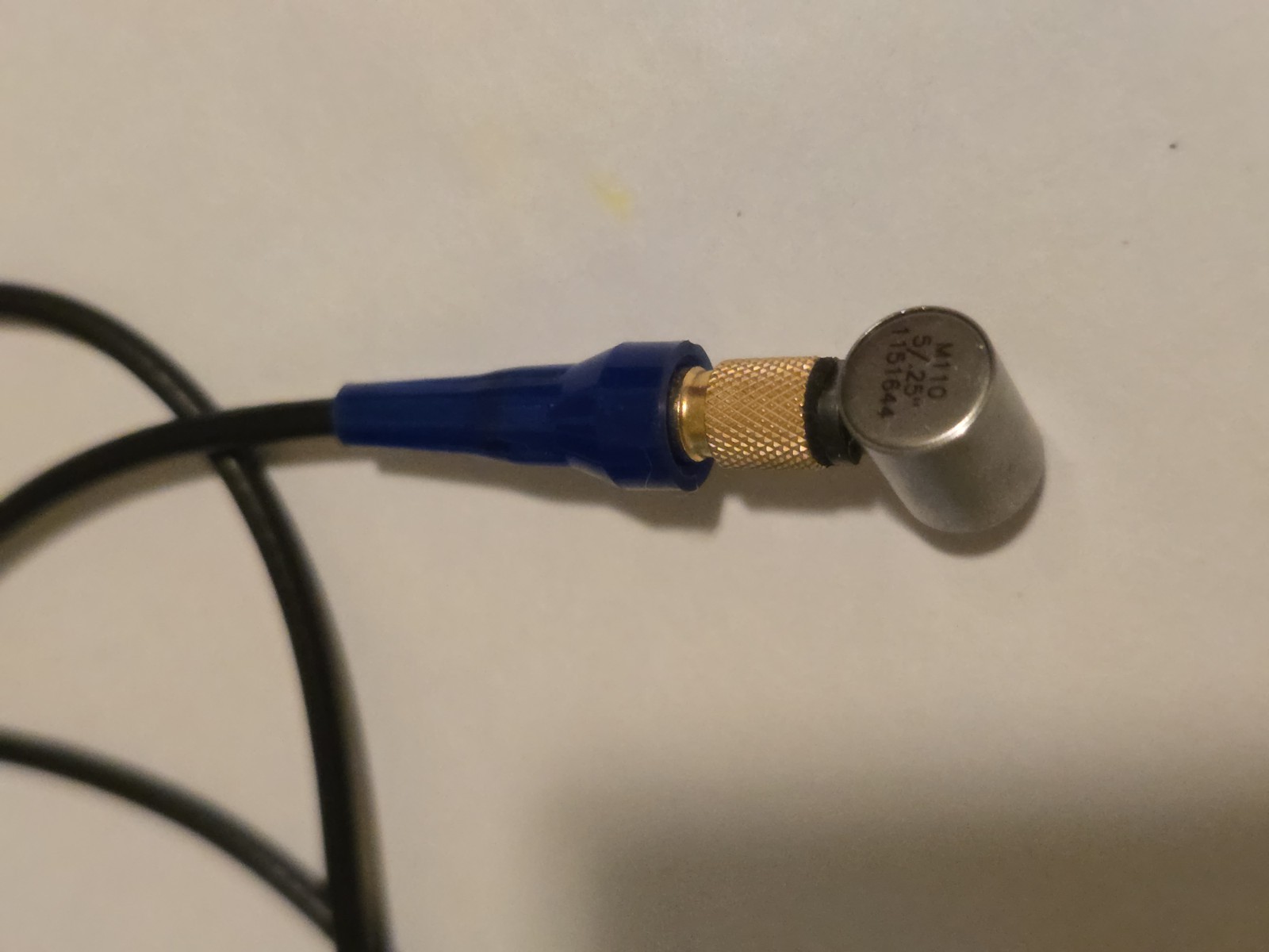 Olympus Panametrics M110 5MHz 0.25″ Ultrasonic Transducer Probe + Olympus LCM-74