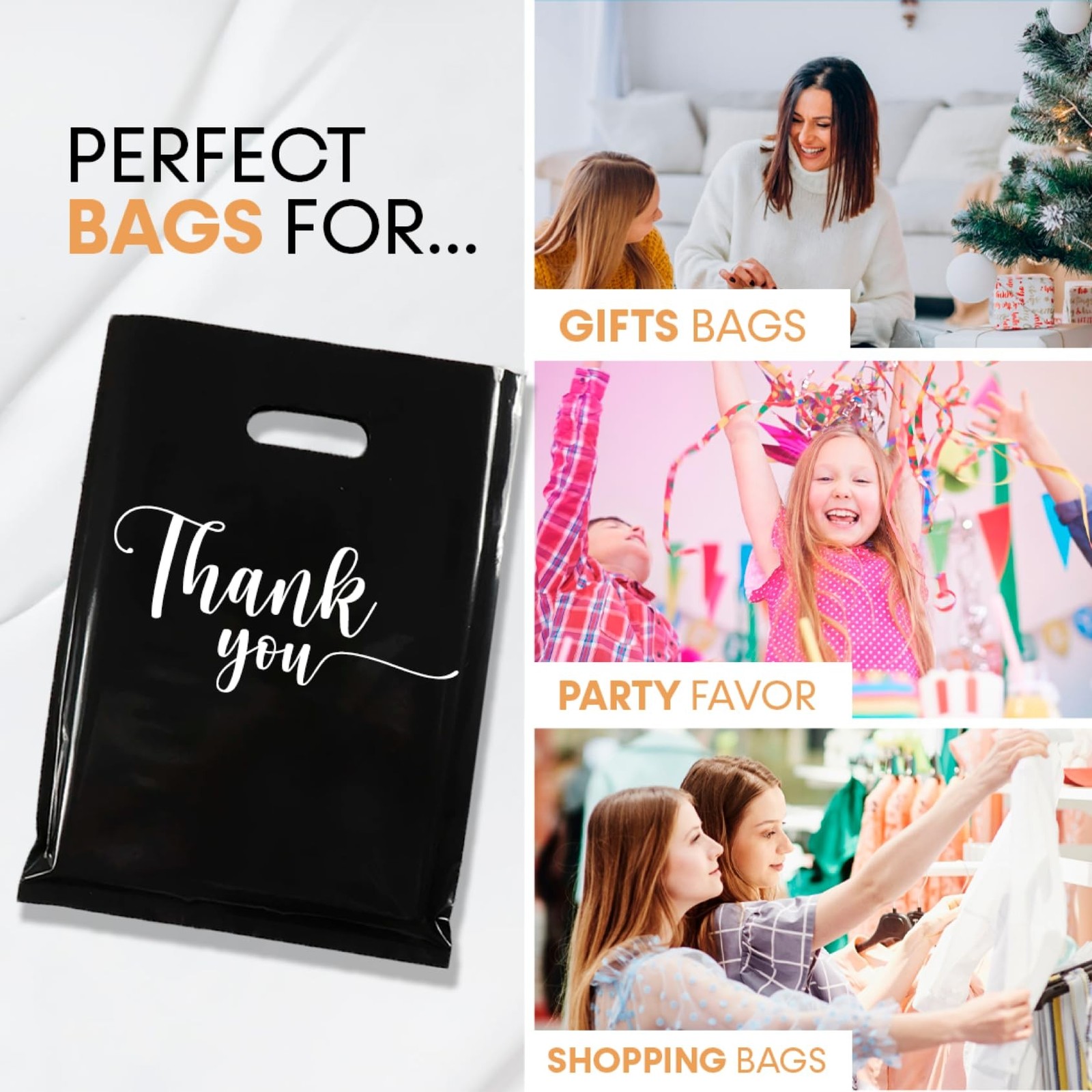 THANK YOU MERCHANDISE STORE BAGS, different sizes 9″x12″, 12″x15″, 15″x18″ 1….