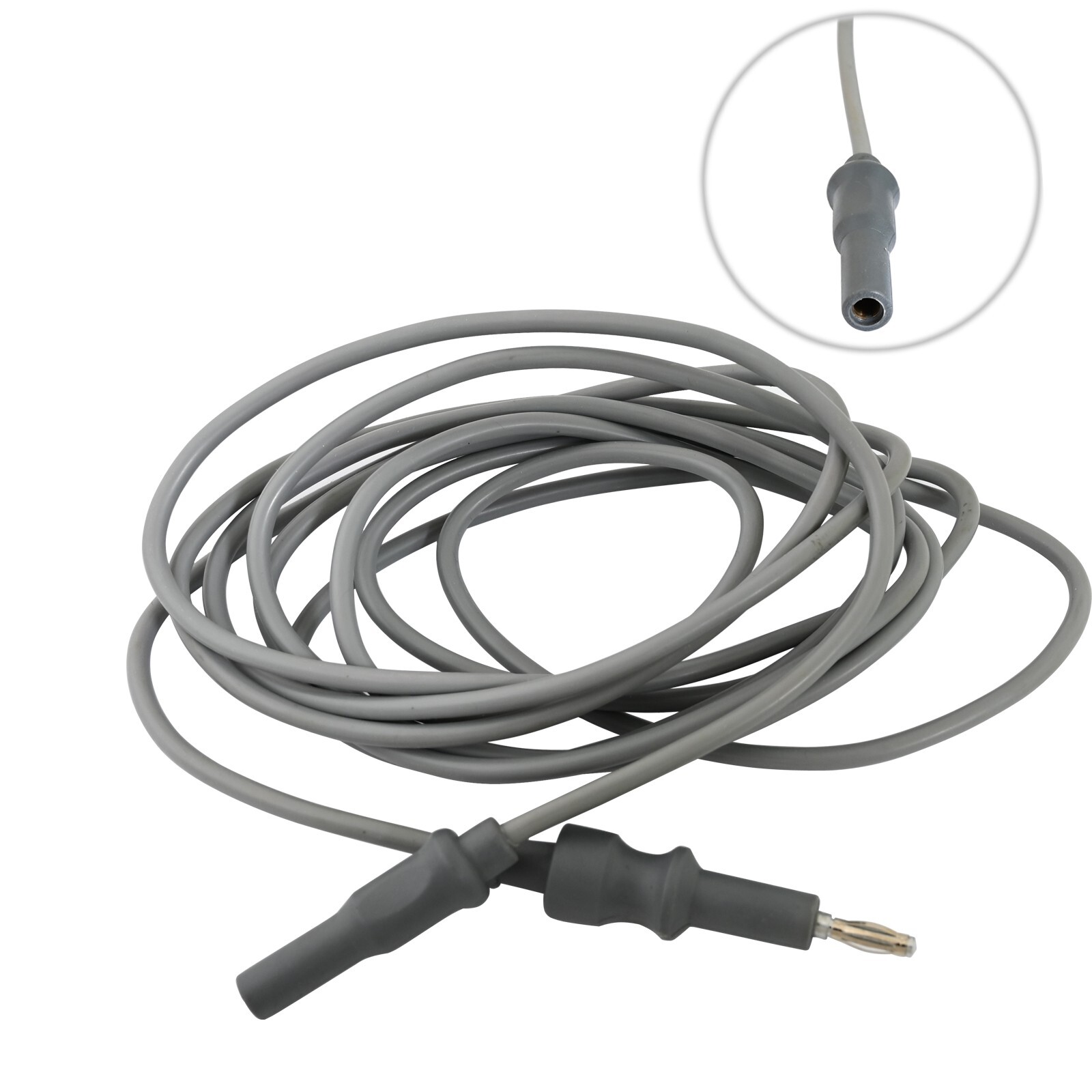 Bayonet Monopolar Forceps Bipolar Forceps Cable 3 Meter Silicon Cord EL-103