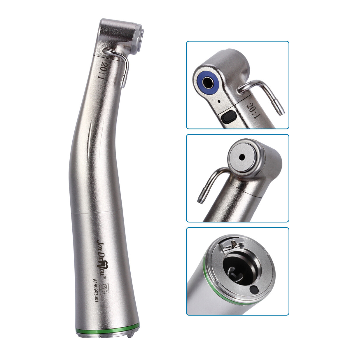 AZDENT Dental 1:1 1:5 20:1 LED Contra Angle Straight Handpiece E type