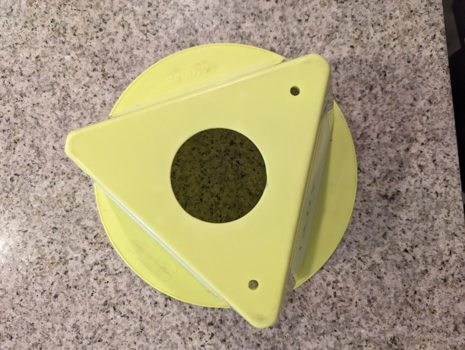 Inventory Control Cone w/ Dry Erase Decals Polypropylene Yellow 412434