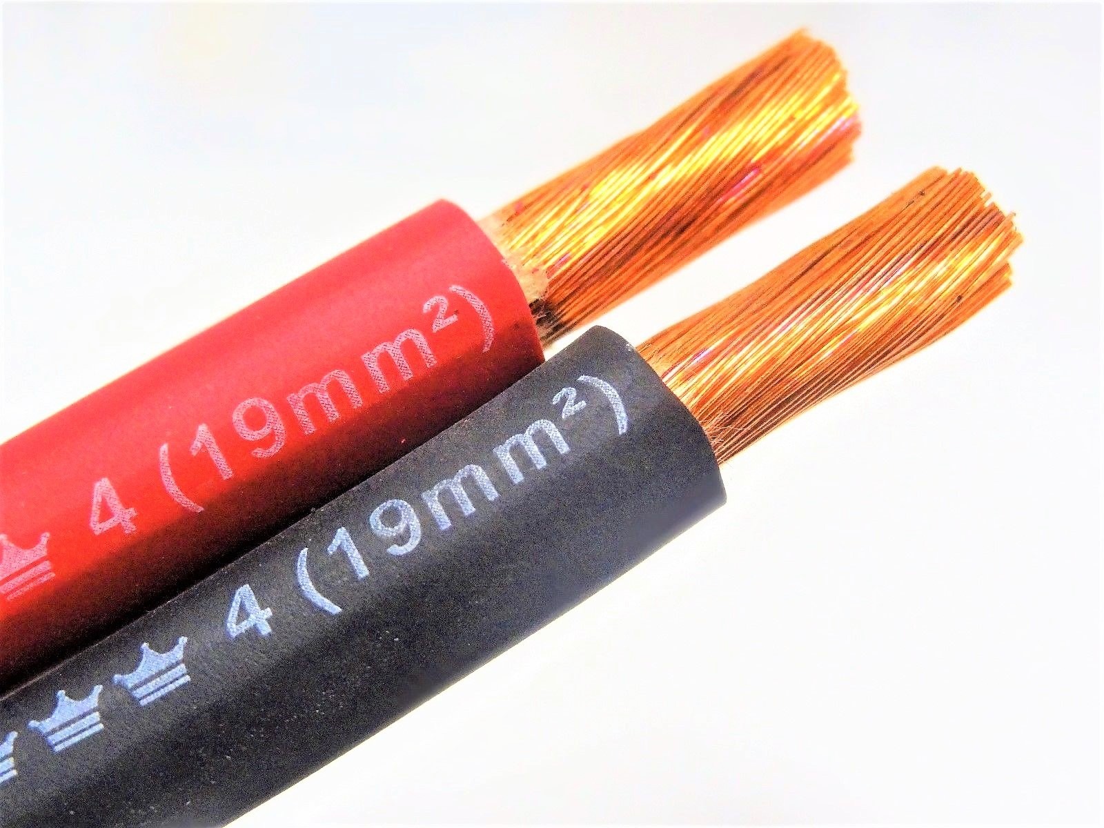 4 AWG EXCELENE WELDING CABLE BLACK OR RED MADE IN USA (10 FT, 10 Black
