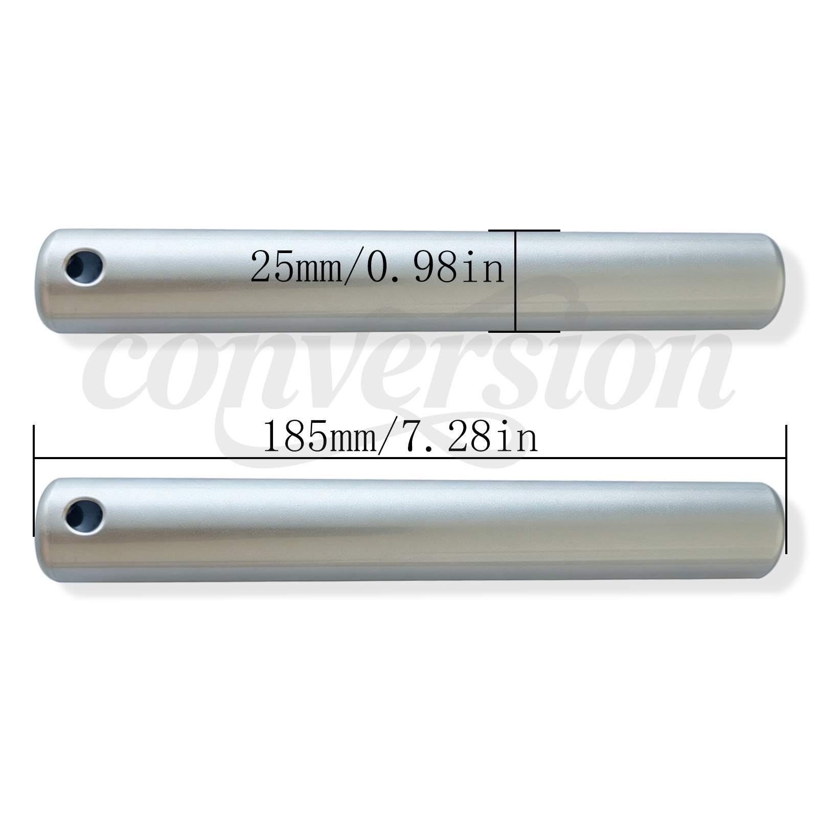 1 Pair of New Mini Excavator Bucket Pins 25mm X 185mm Long