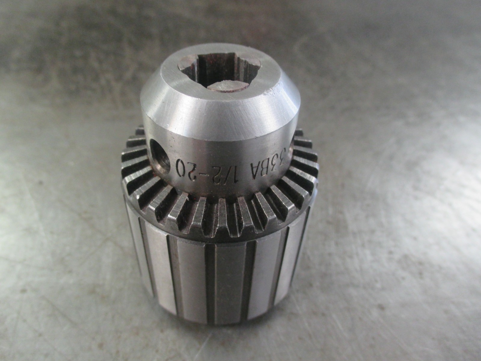 NEW #33BA 1/2-20 Jacobs 1/2″ Drill Chuck with 3/4″ Notched Mag Drill Arbor