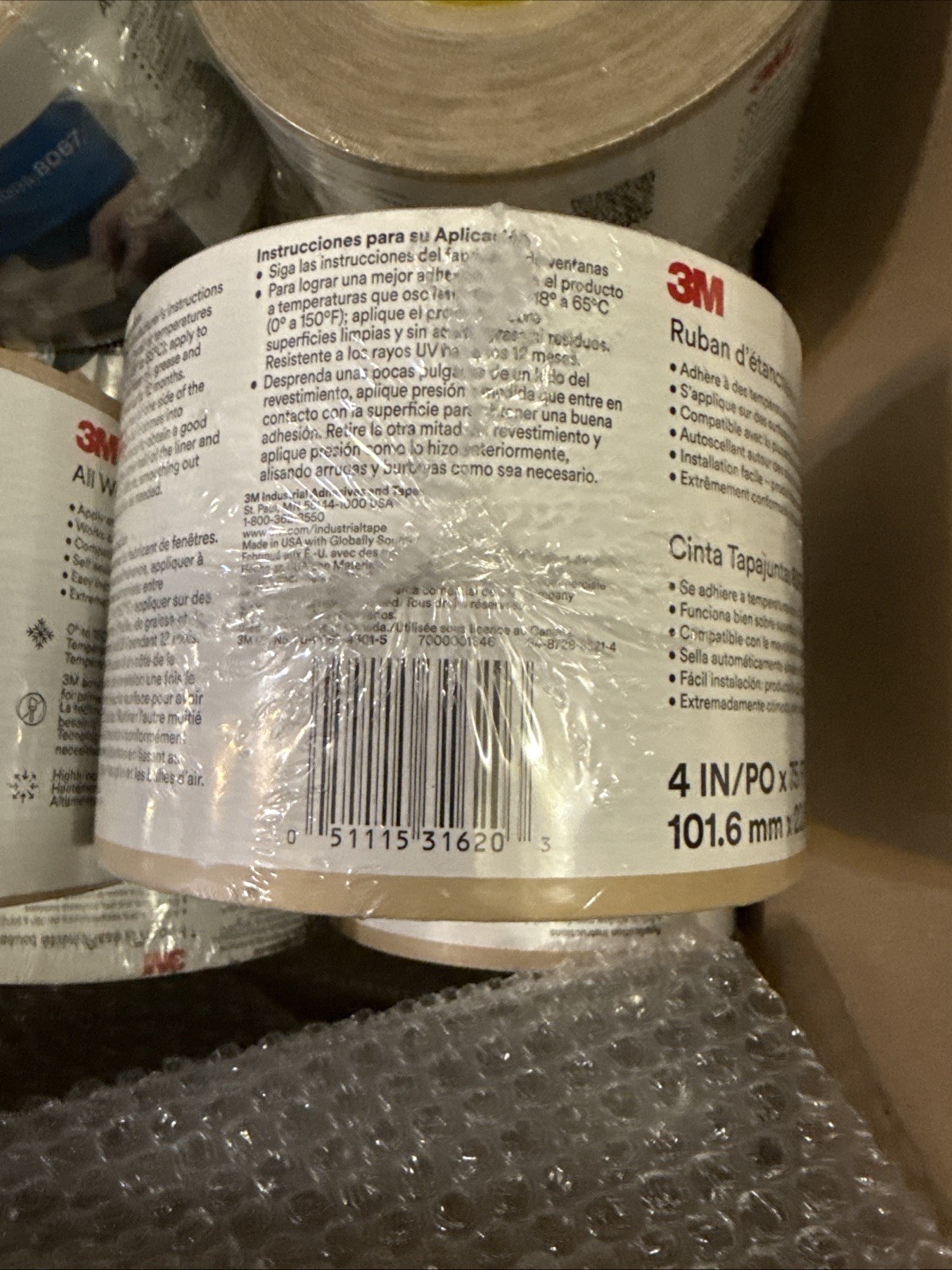 Lot Of 10 3M All Weather Flashing Tape 8067 (4″ x 75 ft) -NEW/SEALED-