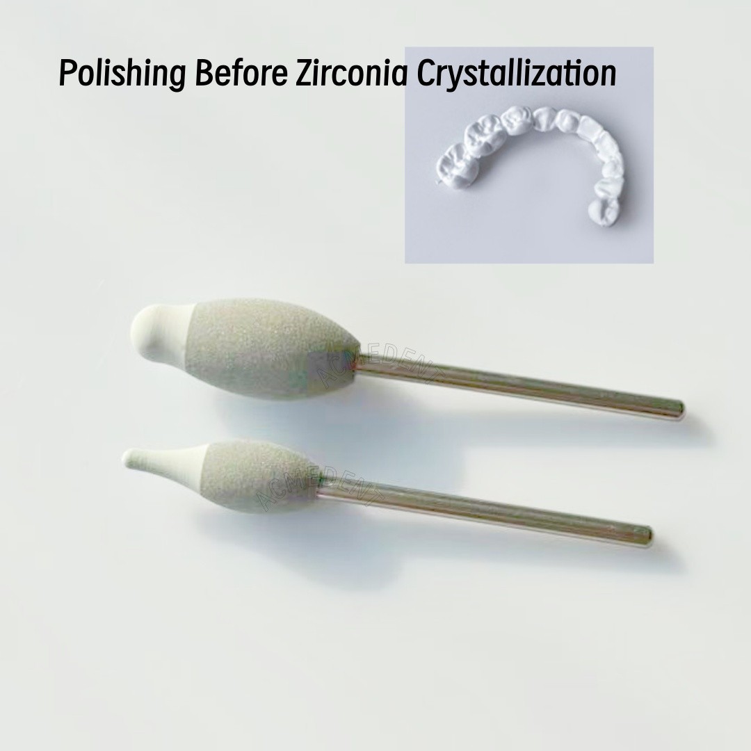 Zirconia Contouring Kit Fits Green State Pre-sintered Dental Polishing Shaping
