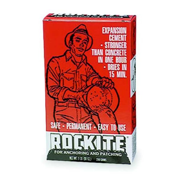 Rockite Cement, 5 lb, Box, Gray, 1 hr Full Cure Time 10005 Rockite 10005 5 lb.