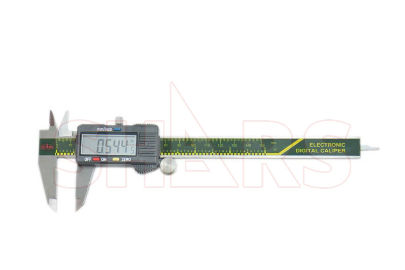 SHARS 6″ 150mm Electronic Digital Caliper Stainless Large LCD .0005” New P]