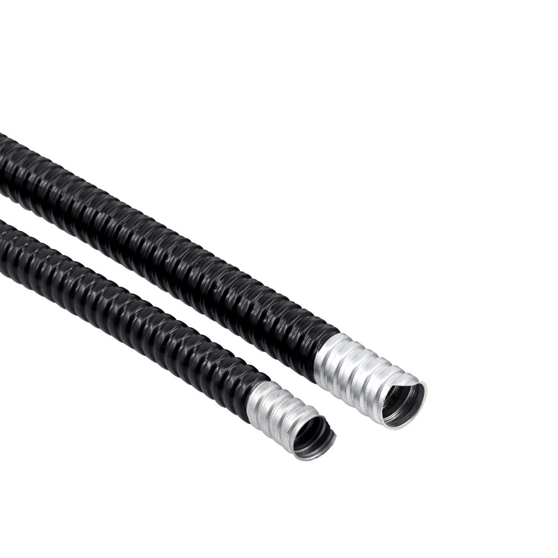 Stainless Steel Metal Condui Black Flexible Conduit Tube PVC Coated Liquid-Tight