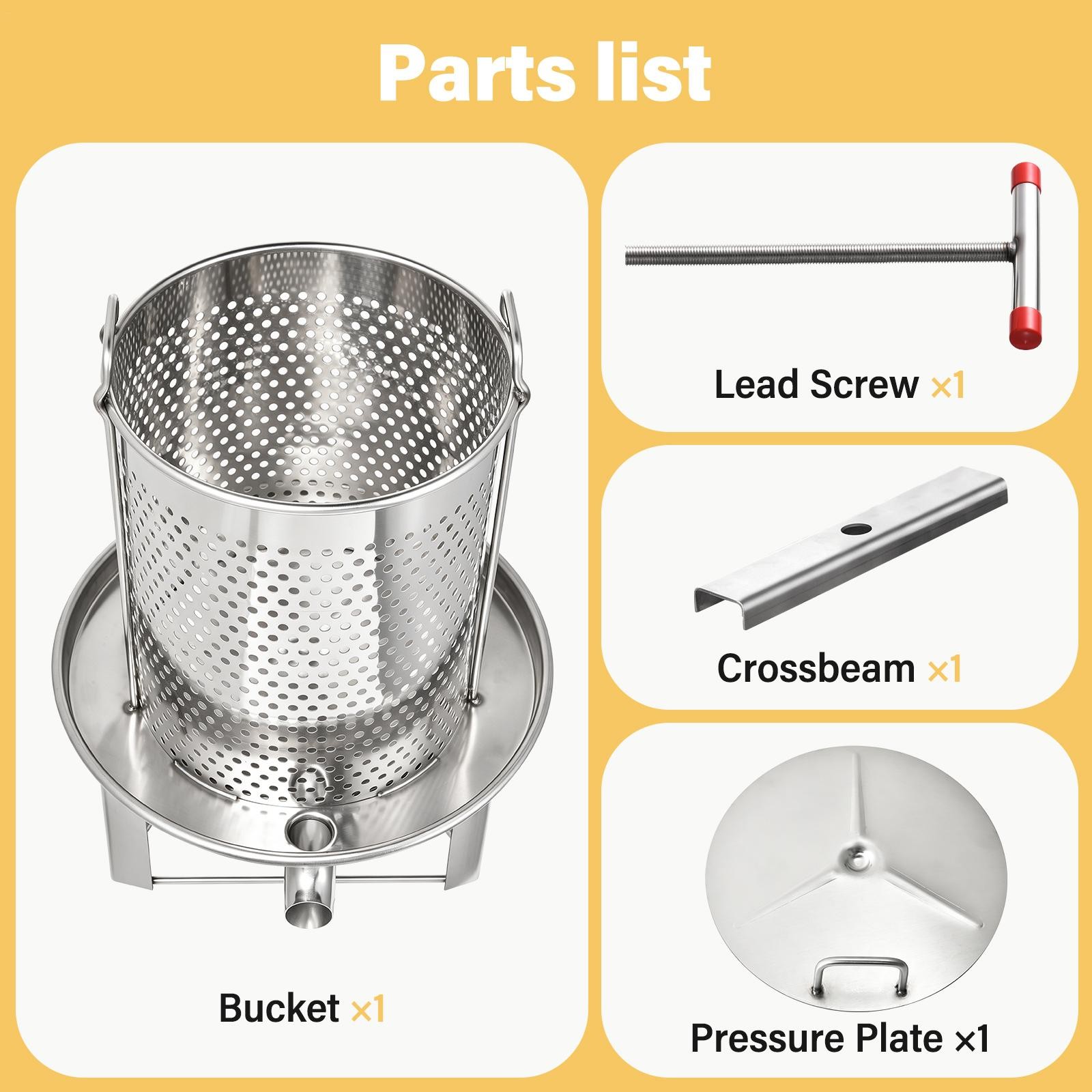Honey Press Extractor Manual Honey Fruit Vegetable Juicing Press Machine