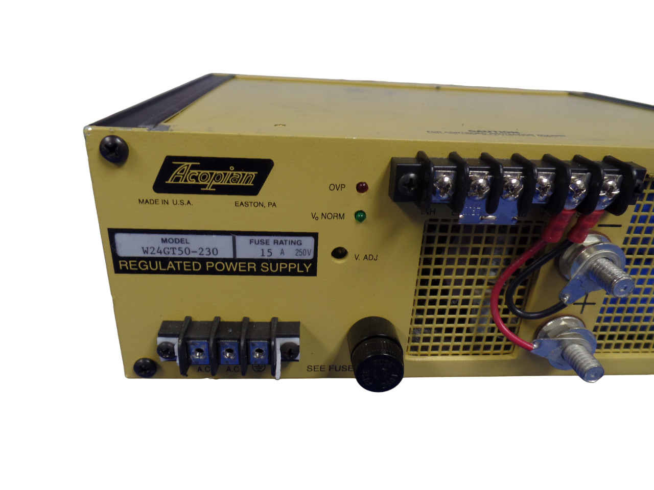 Acopian W24GT50-230 Regulated Power Supply 15 Amp 250 Volts – Free shipping