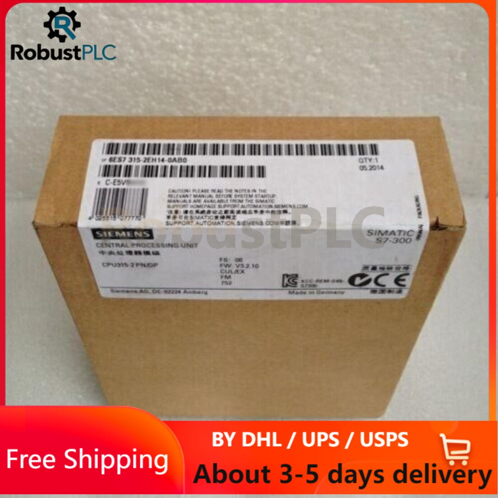 New Siemens 6ES7315-2AH14-0AB0 6ES7 315-2AH14-0AB0 1 Year Warranty Fast Shipping