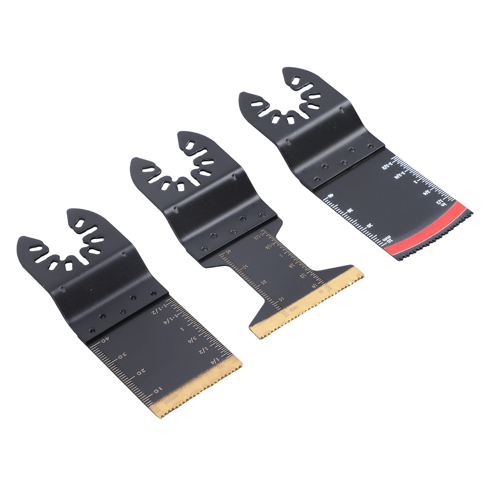 25-Piece Bi-Metal Multitool Blades Titanium Oscillating Tool Blades Kit