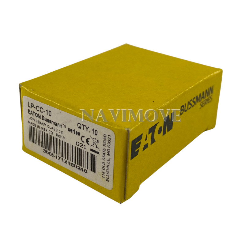 10PCS New Genuine Bussmann LP-CC-10 10A 600V Time-delay Fuse Shipped from US