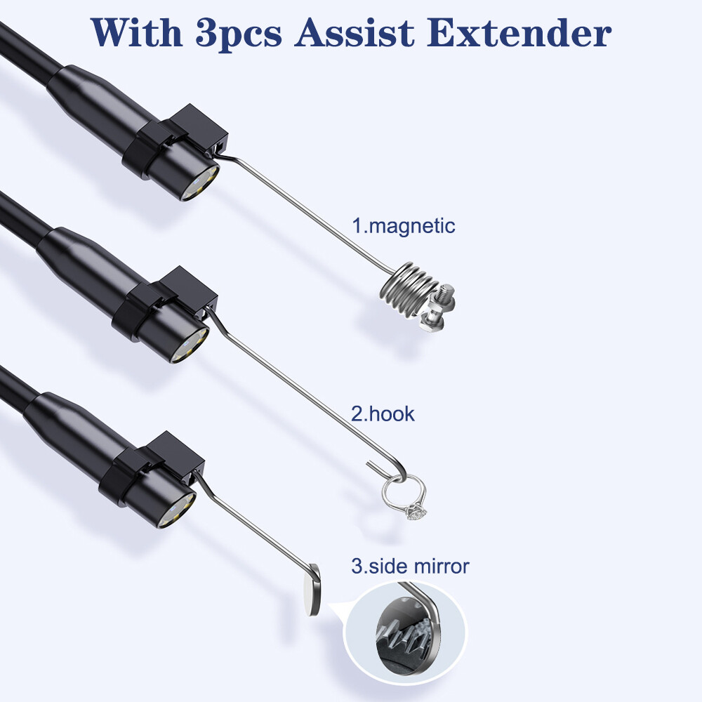 1920*1080P HD Borescope Camera Auto Repair Industrial Pipeline WIFI Probe