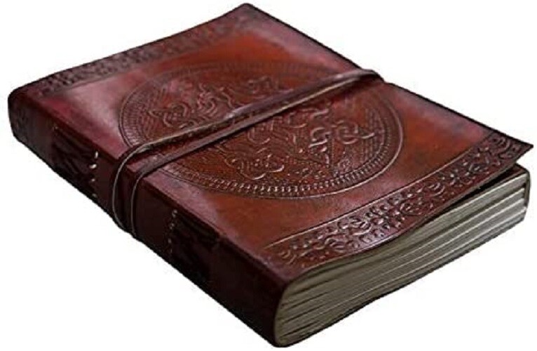 Celtic Knot Blank Page DIARY JOURNAL NOTEBOOK ~ Handcrafted Handmade Leather