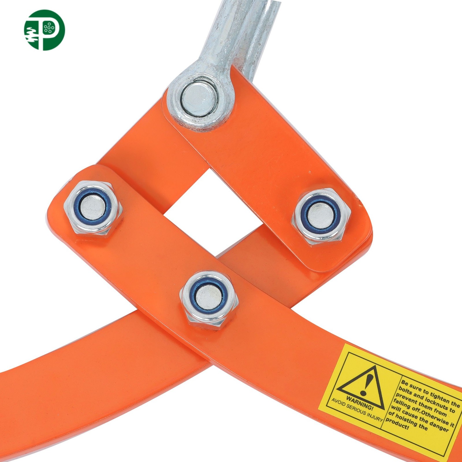 18 Inch Log Lifting Tongs 2 Serrated Claw Hook Timber Heavy Duty Skidding Tongs